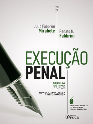 cover image of Execução Penal--17ª Ed--2024